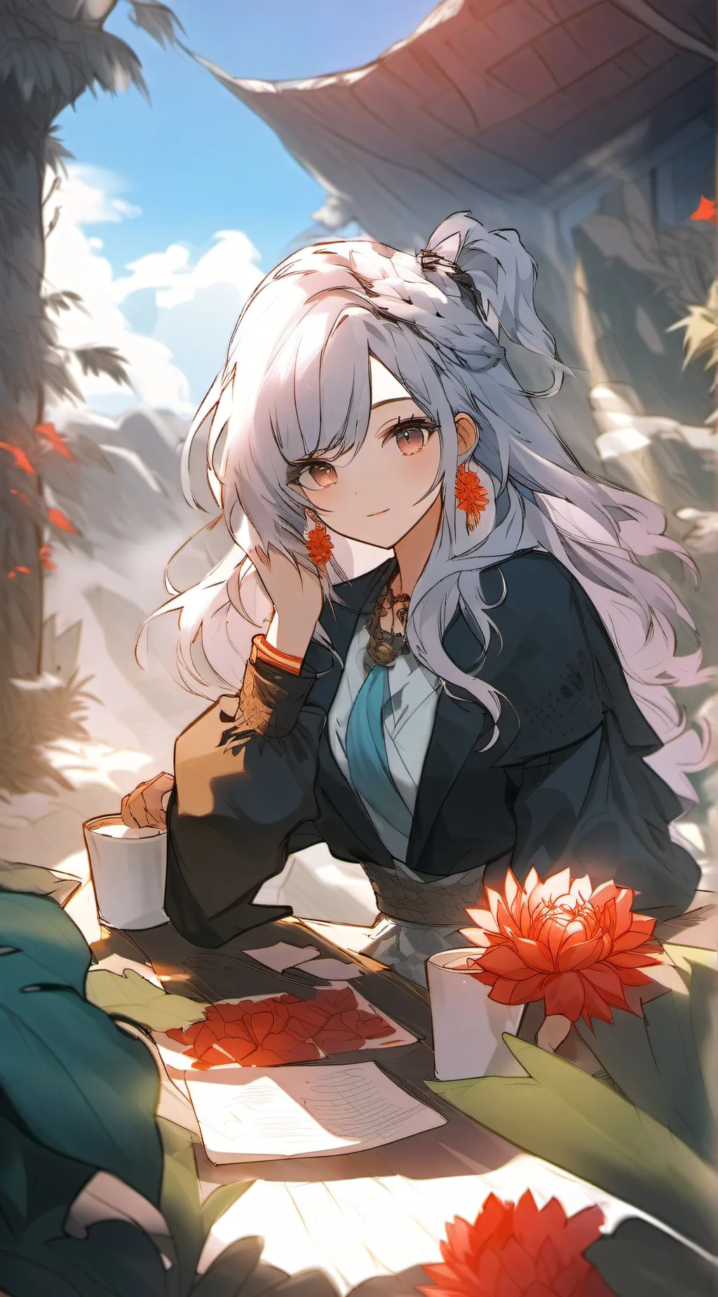 ai character: Metles background