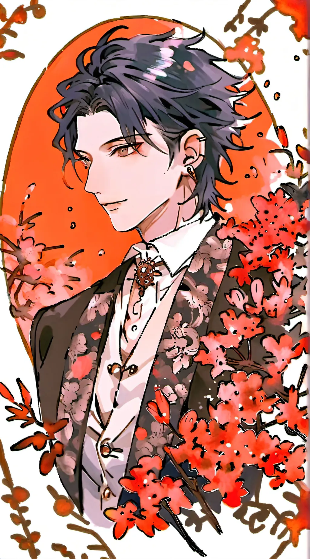 ai character: Saint~ background