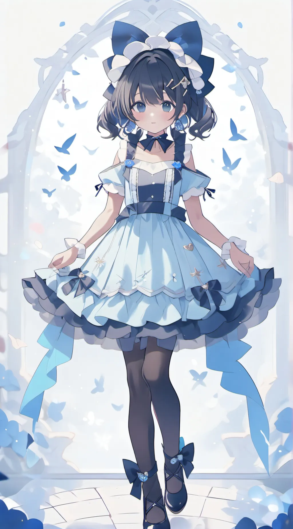 ai character: holy water background