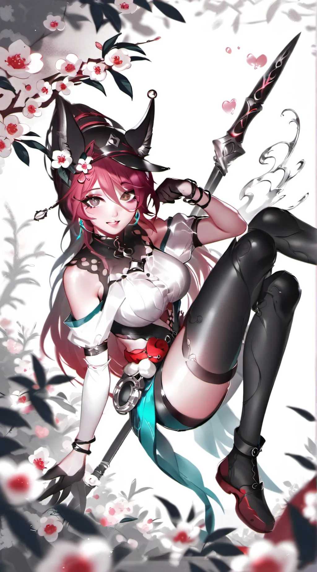 ai character: Nyx and Lea background