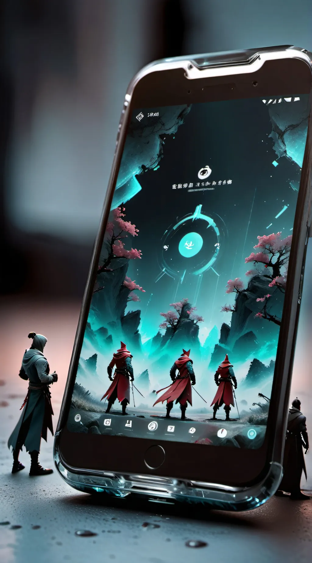 ai character: group chat background