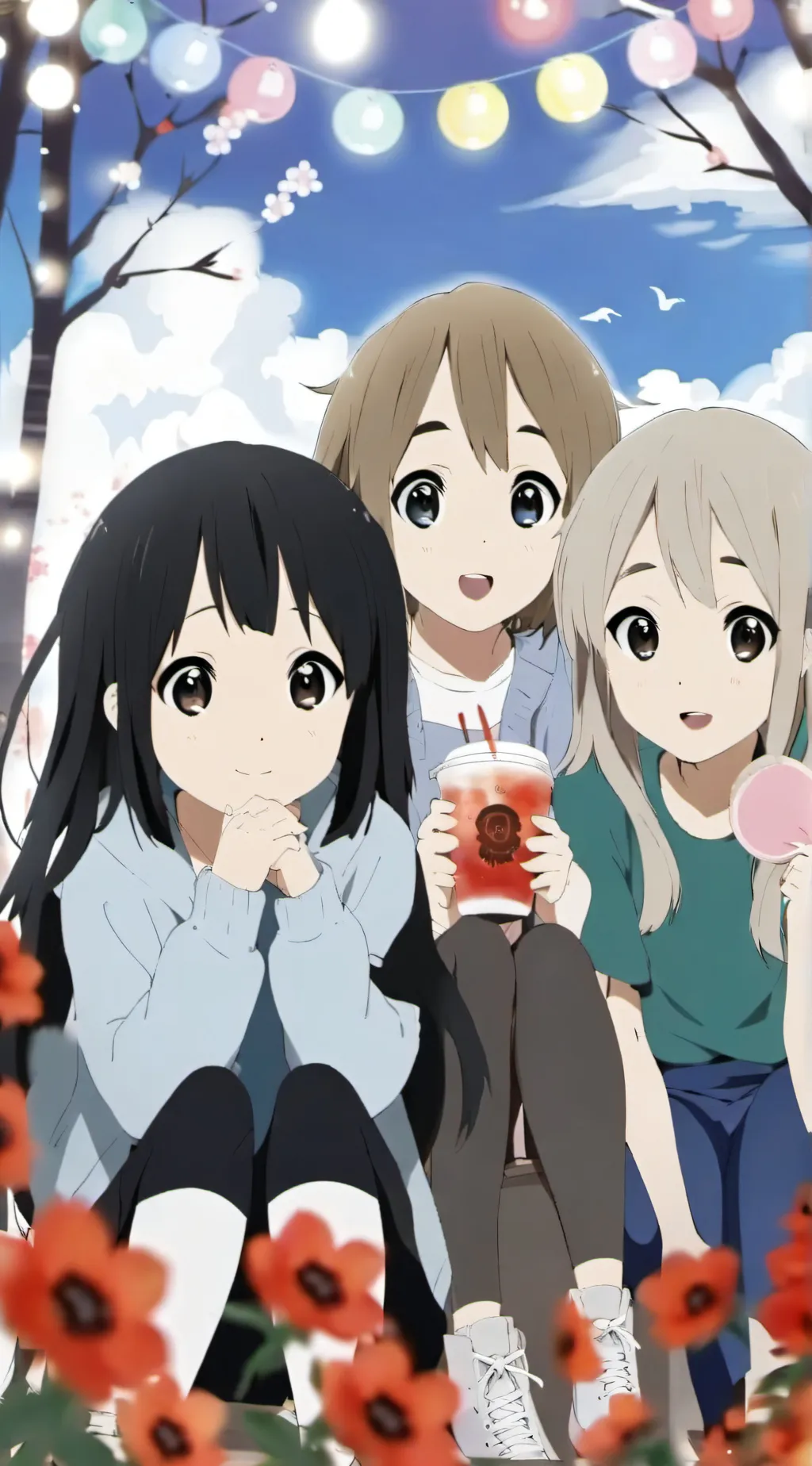 ai character: sarah,katy,luna background