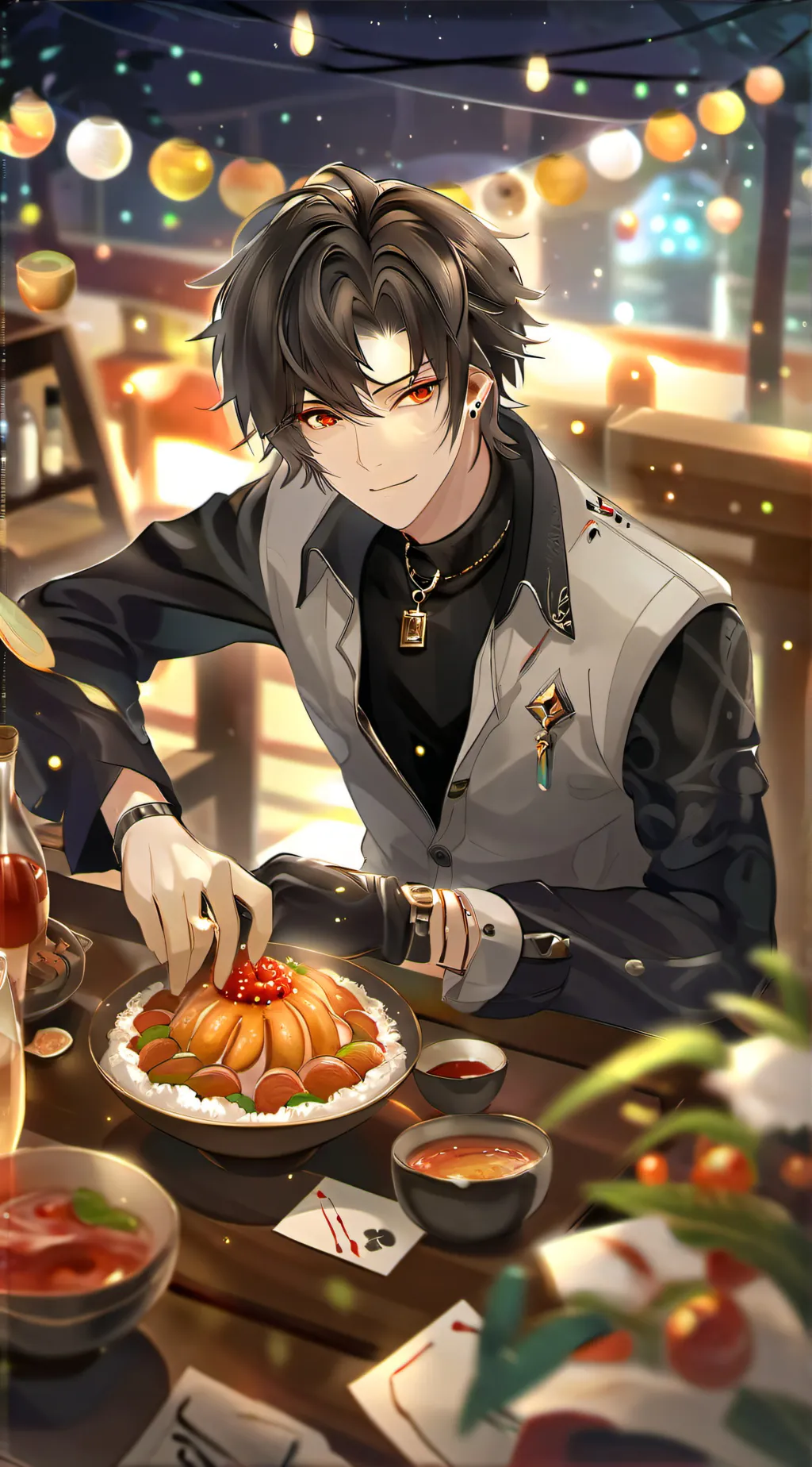 ai character: Ash background