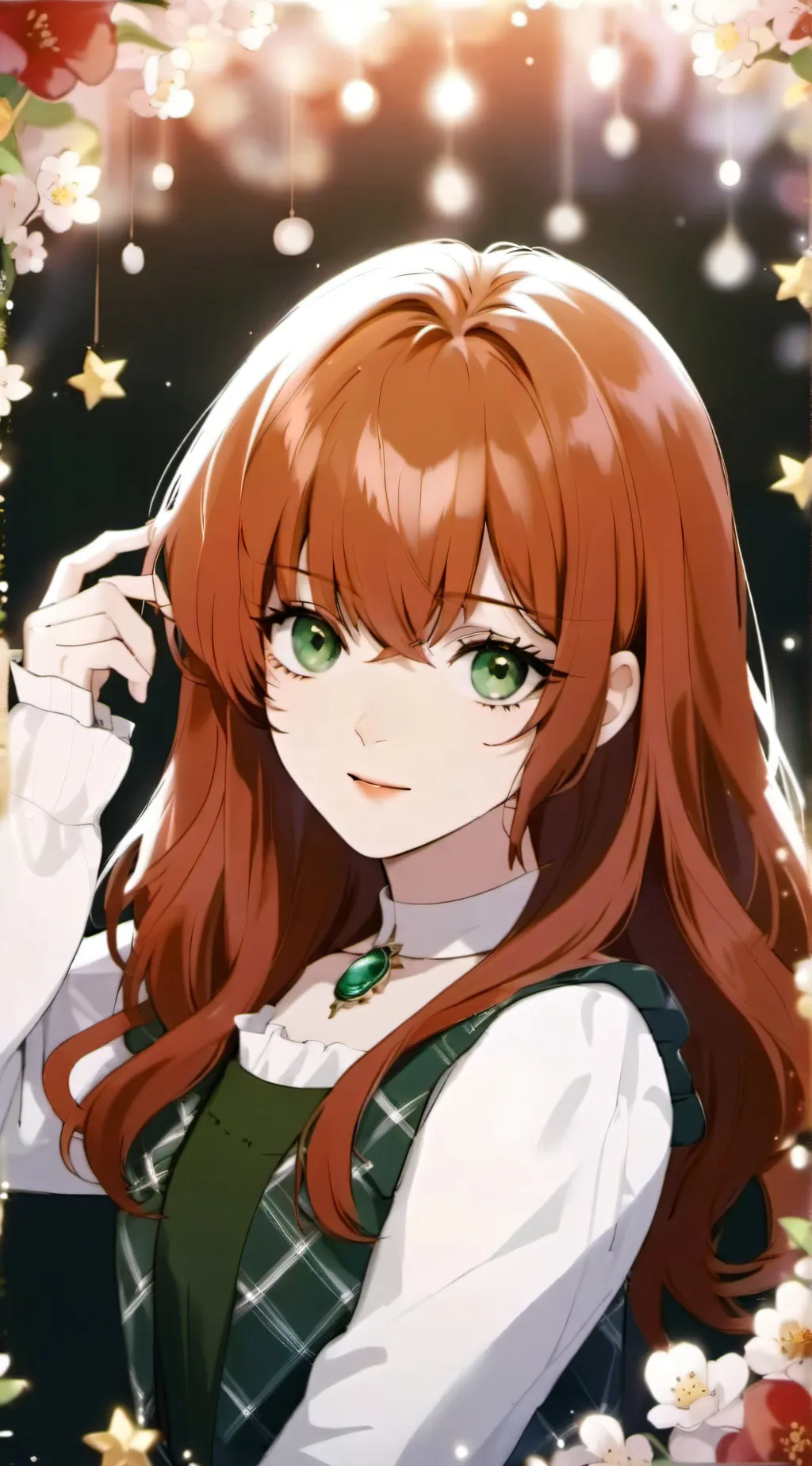 ai character: Aurora background