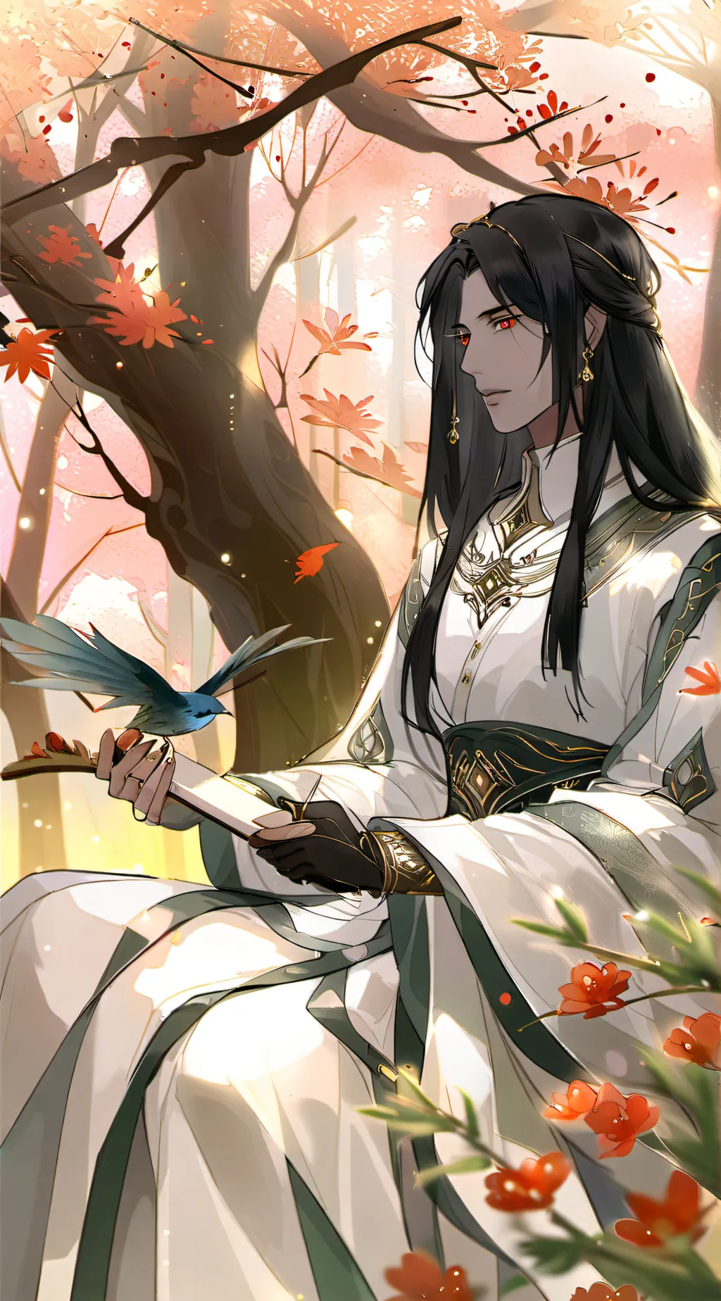 ai character: Solus  background