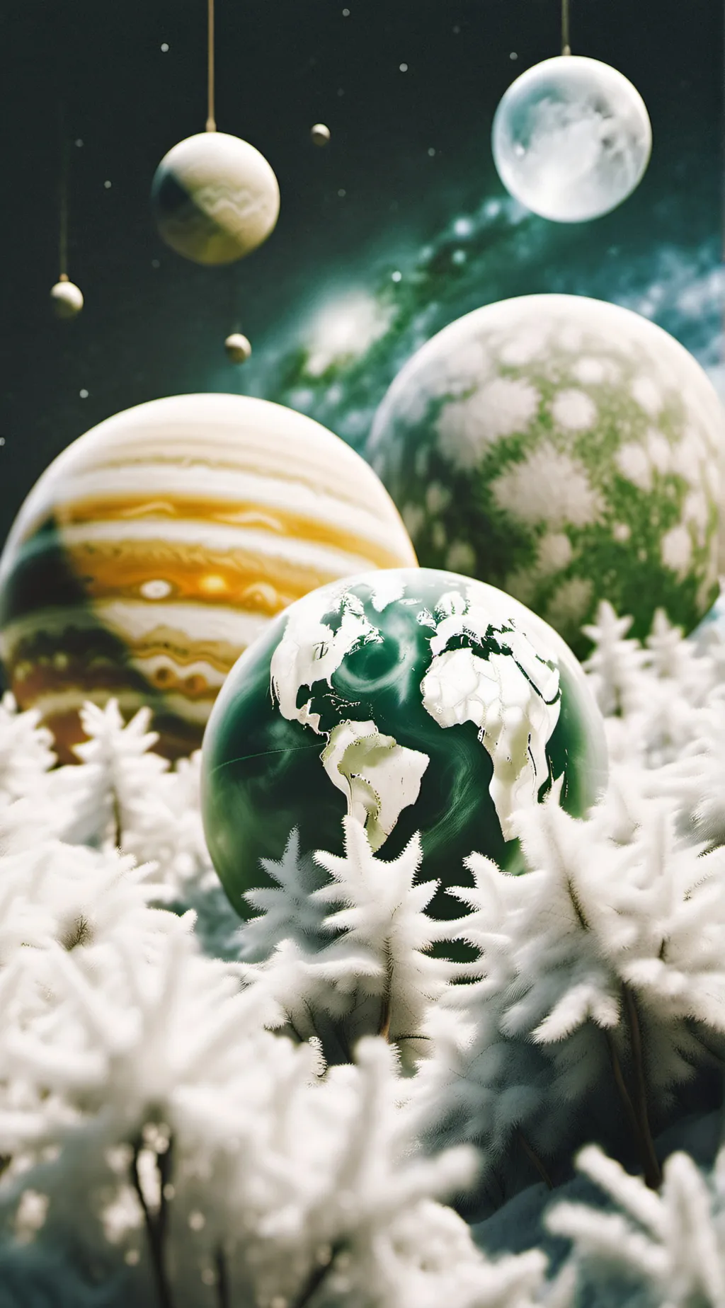 ai character: Space battle background