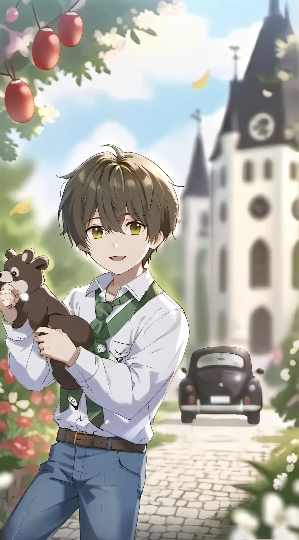 ai character: childhood friend background