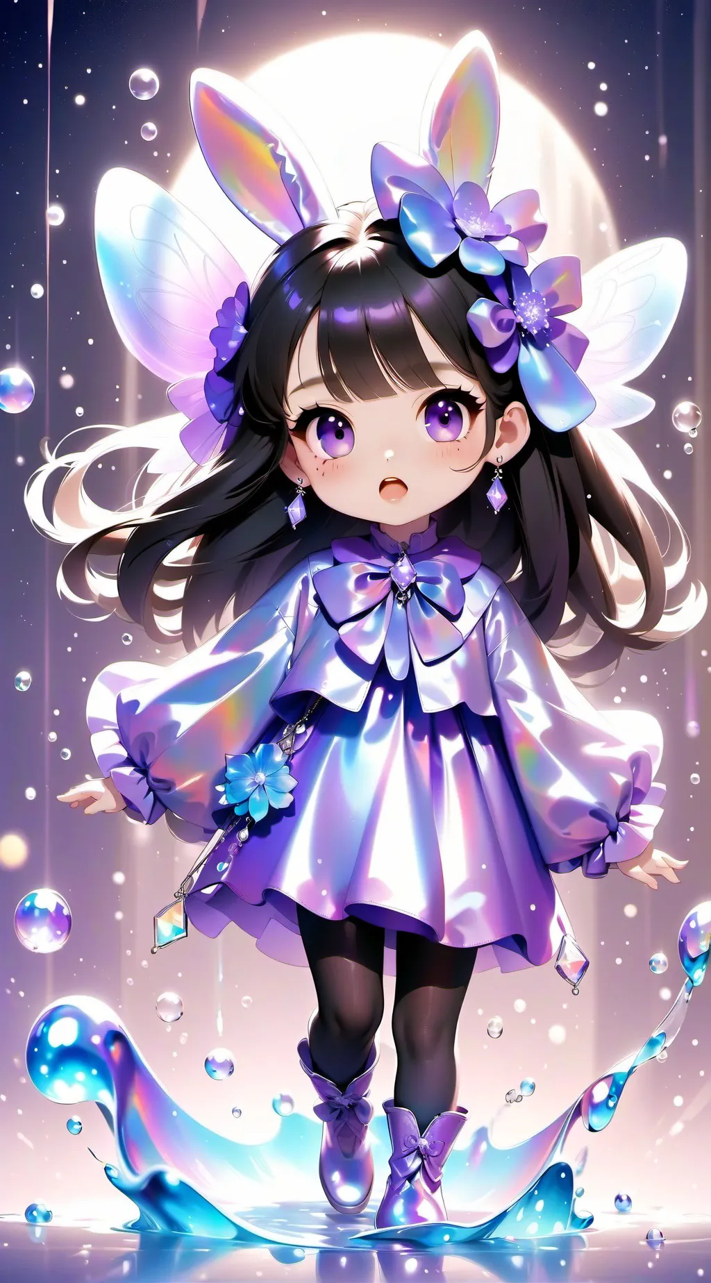 ai character: Mha+you💐💖 background