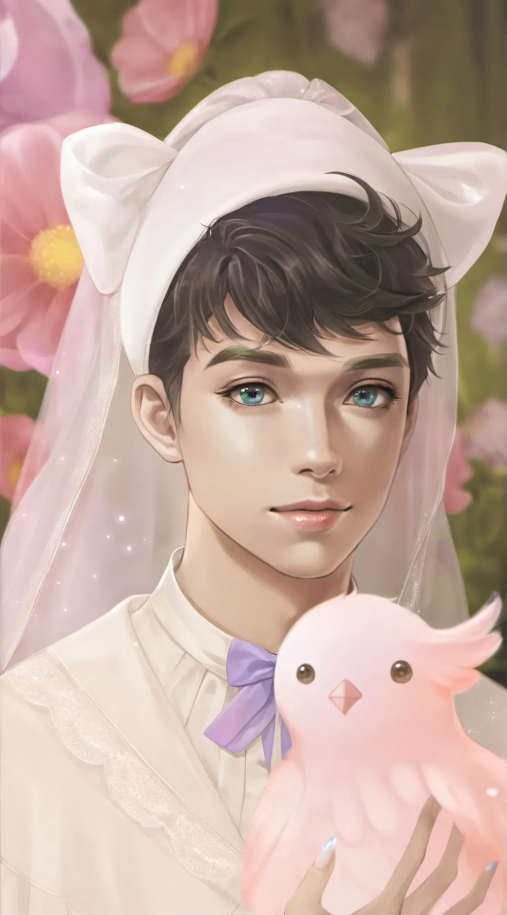 ai character: Jason cute single background