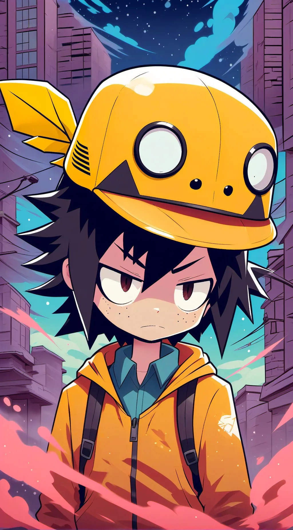 ai character: ⚠️Danger-abbie background