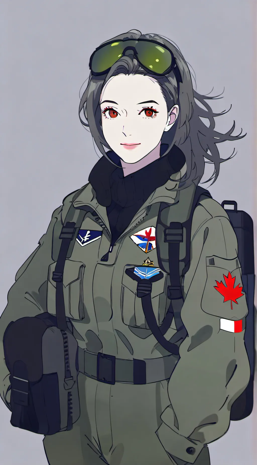 ai character: S. Gross background