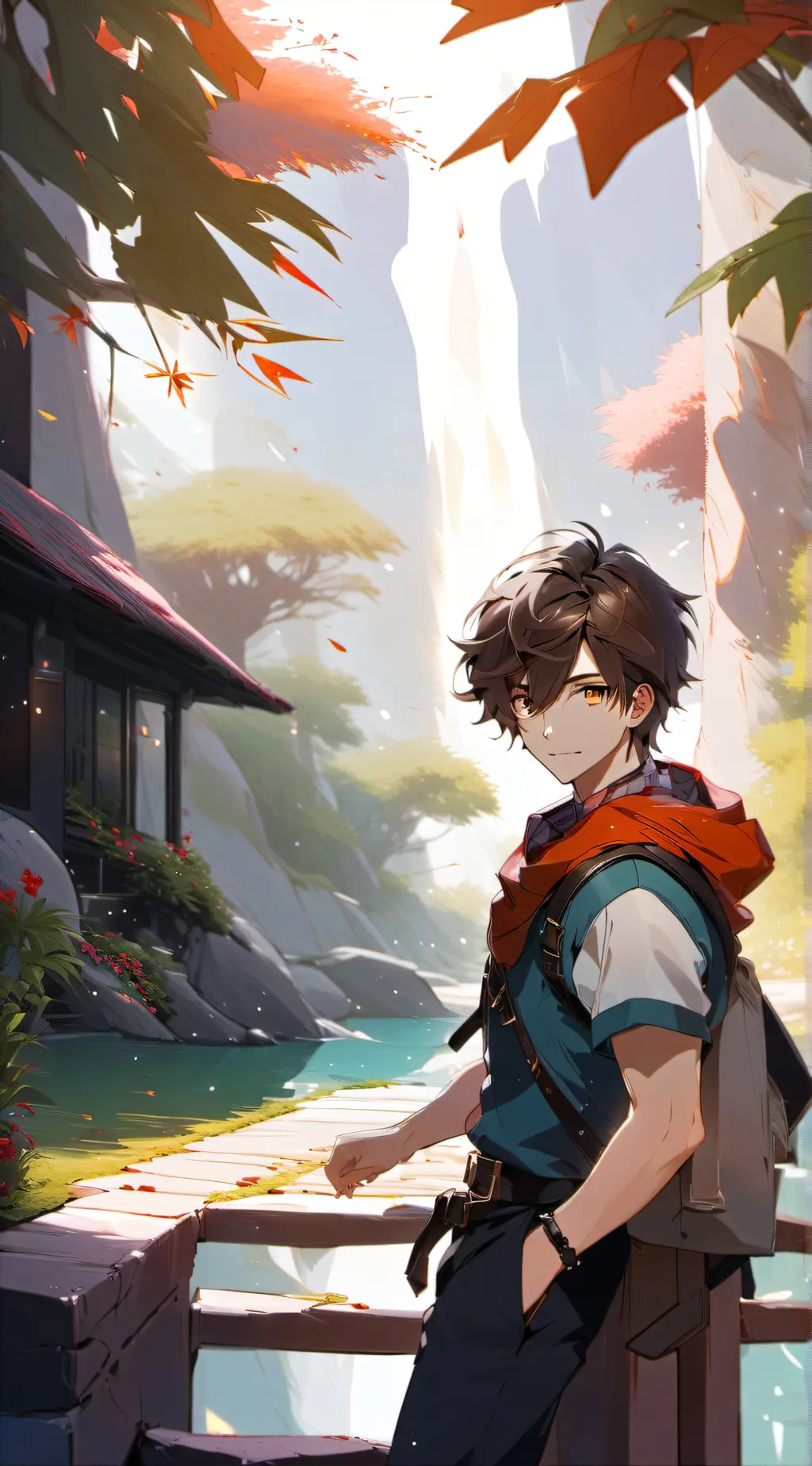 ai character: Zack  background