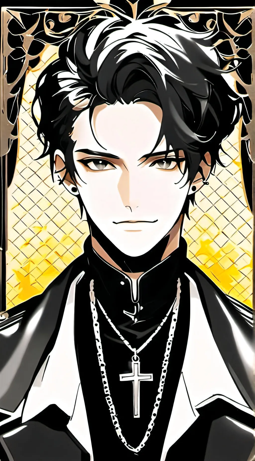 ai character: Damien background