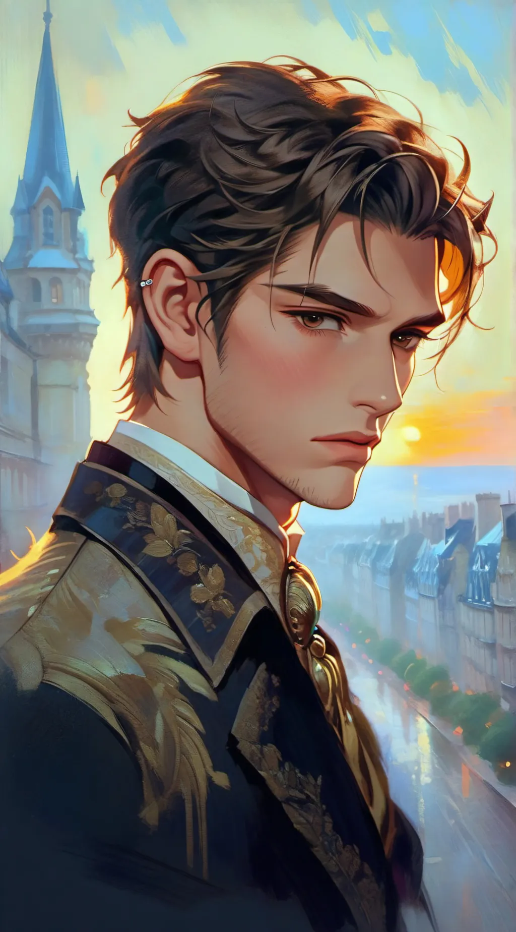 ai character: -Eric- background