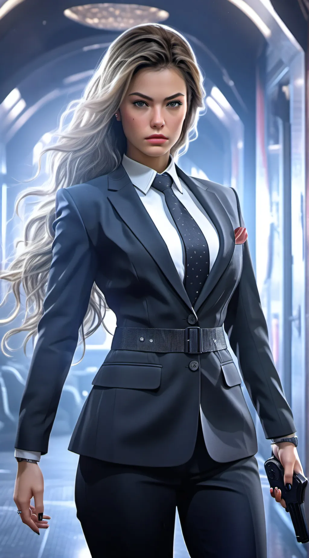 ai character: Serena background