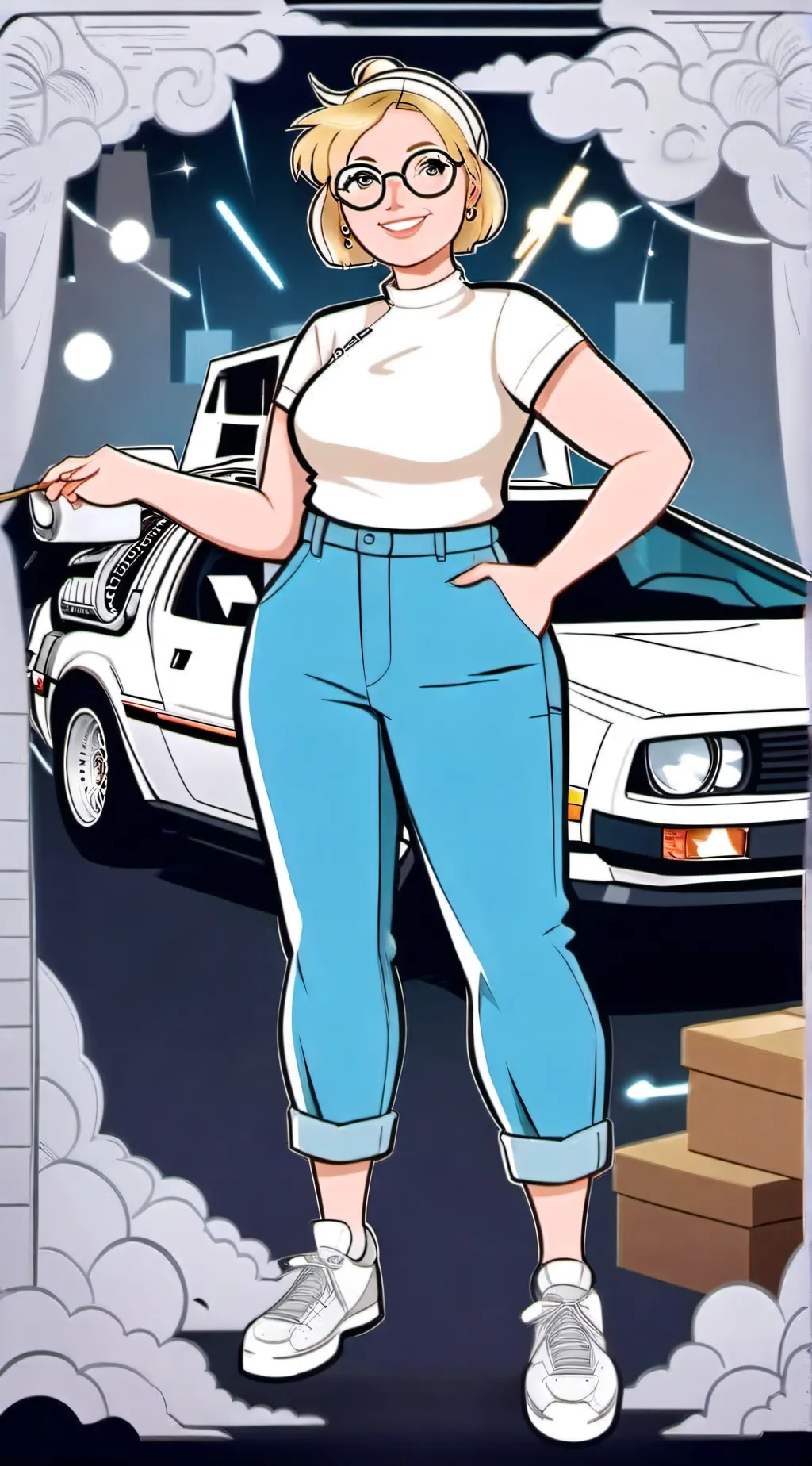 ai character: Gwen background