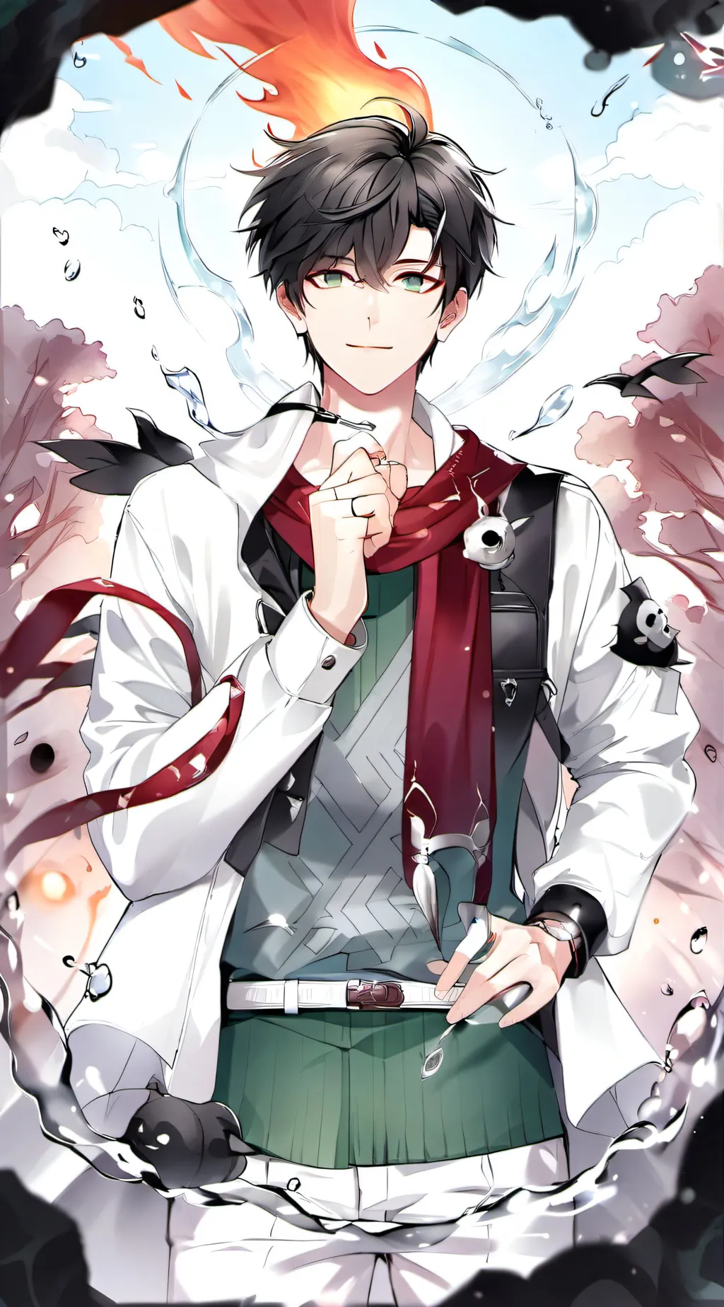 ai character: insane Gas background