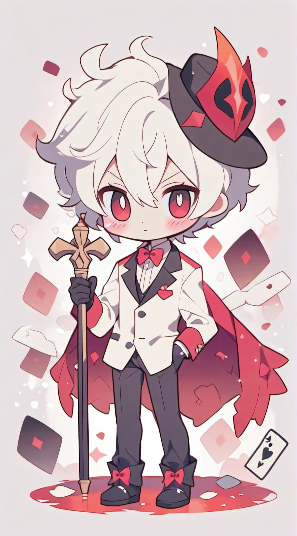 ai character: Lucifer & and u background