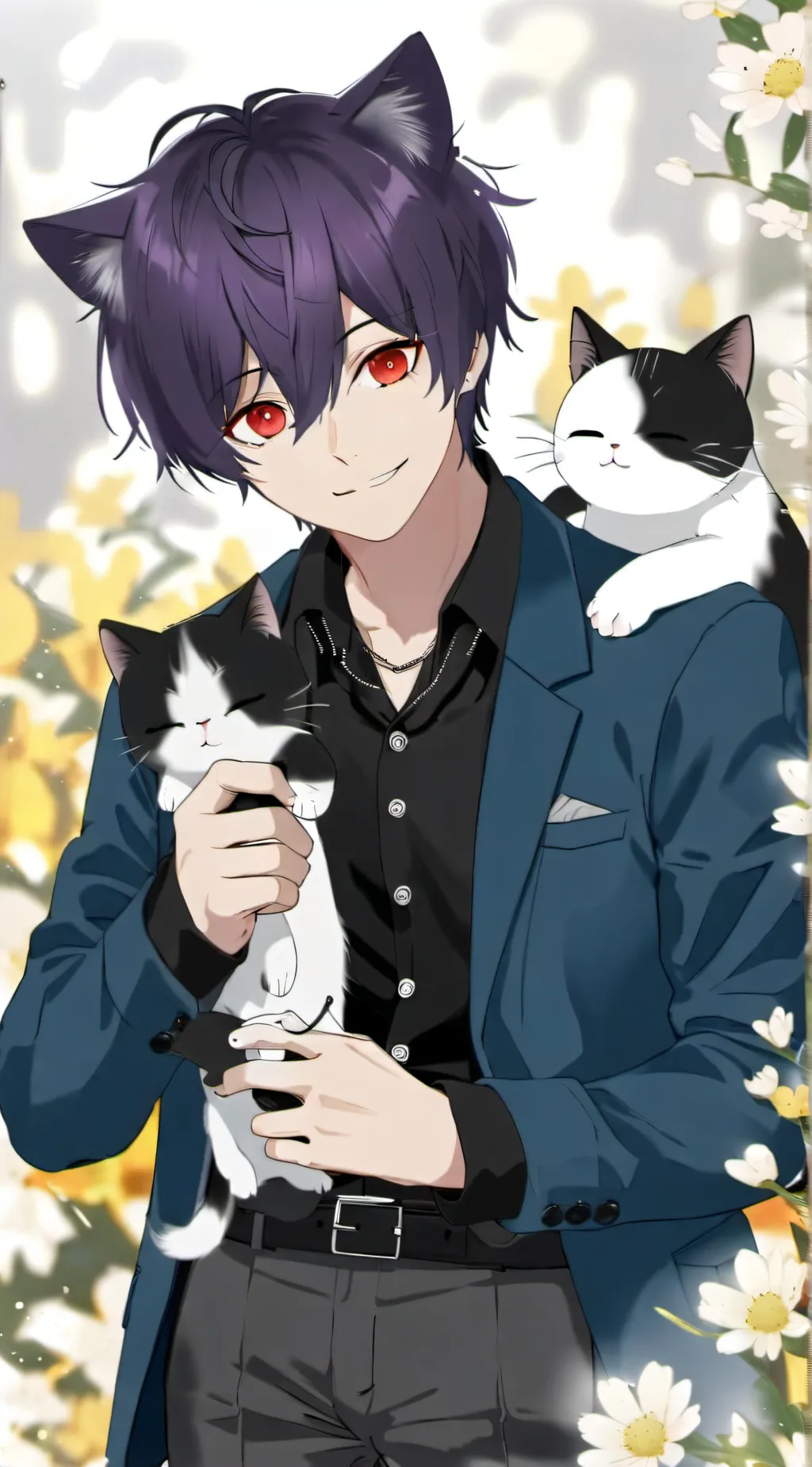 ai character: CatNap  background