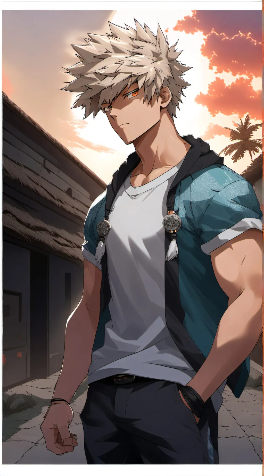 ai character: bakugo background
