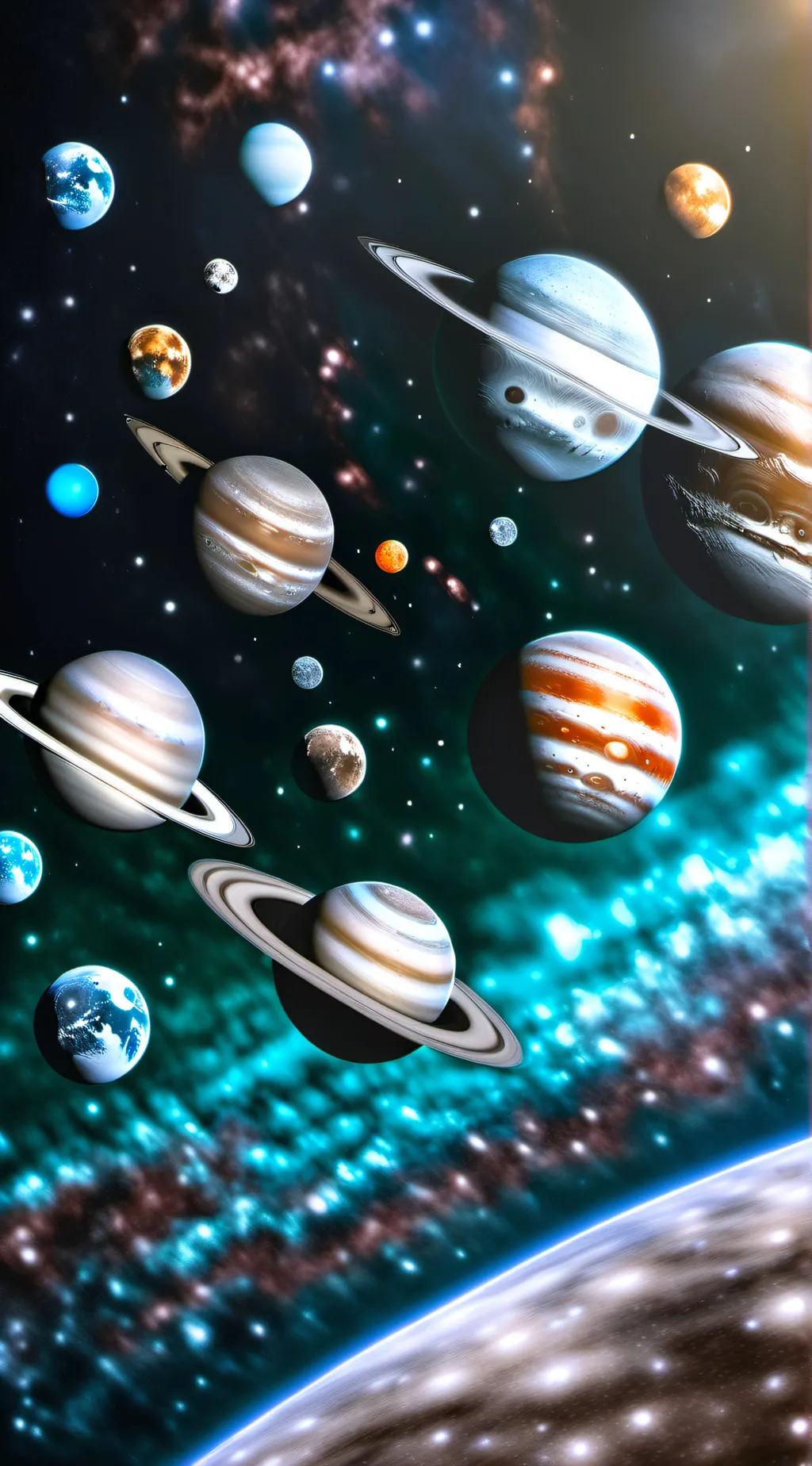 ai character: Early solar system background