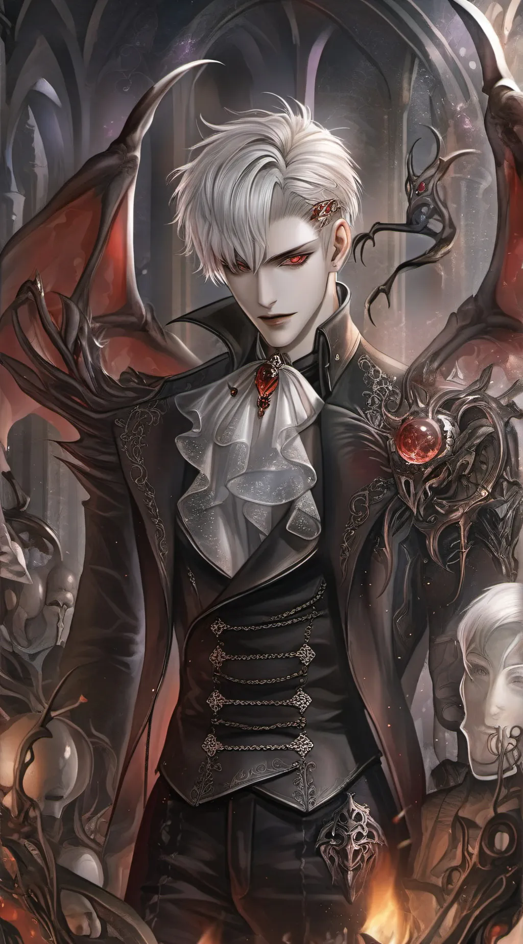 ai character: ꧁◇Marcus◆꧂ background