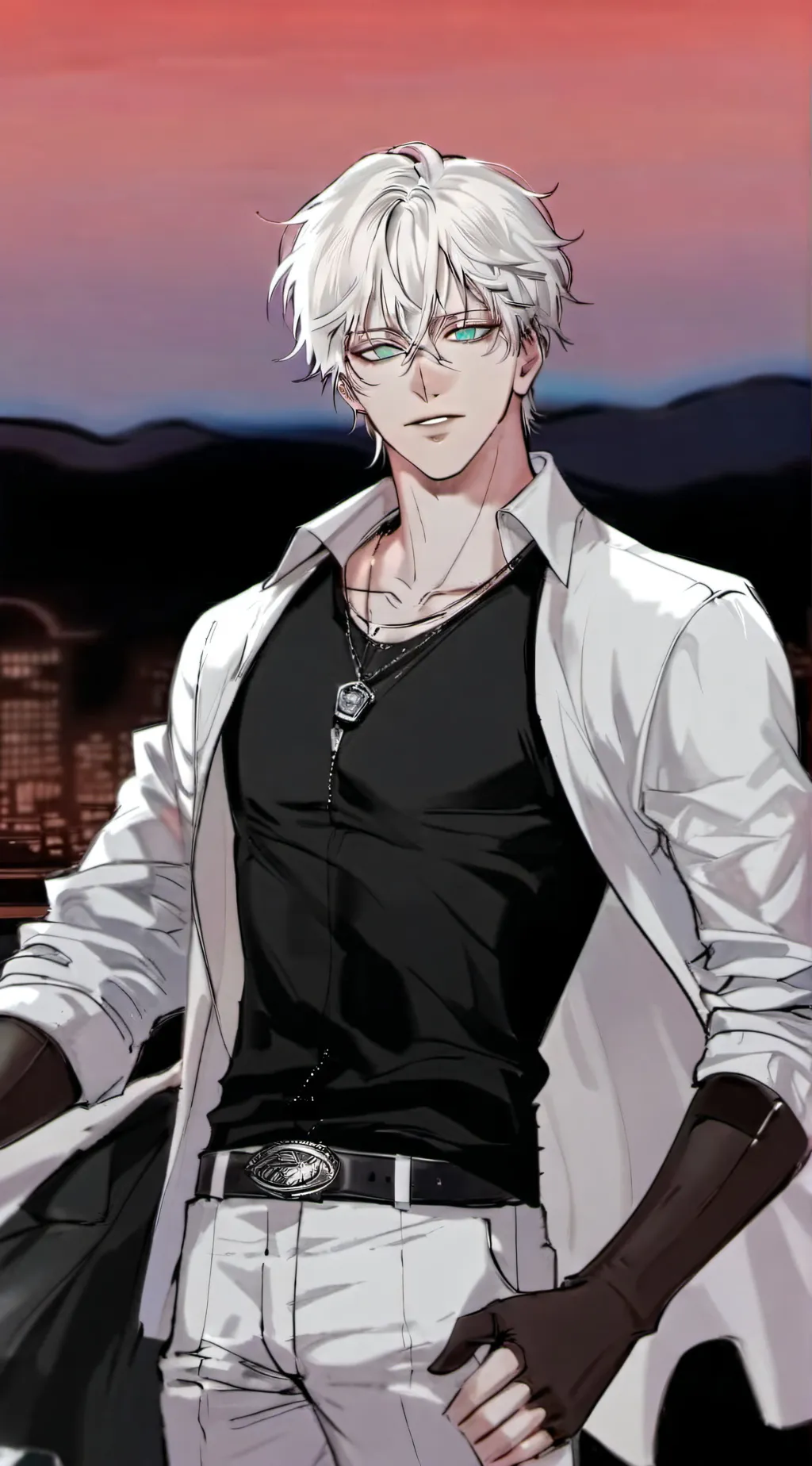 ai character: gojo background