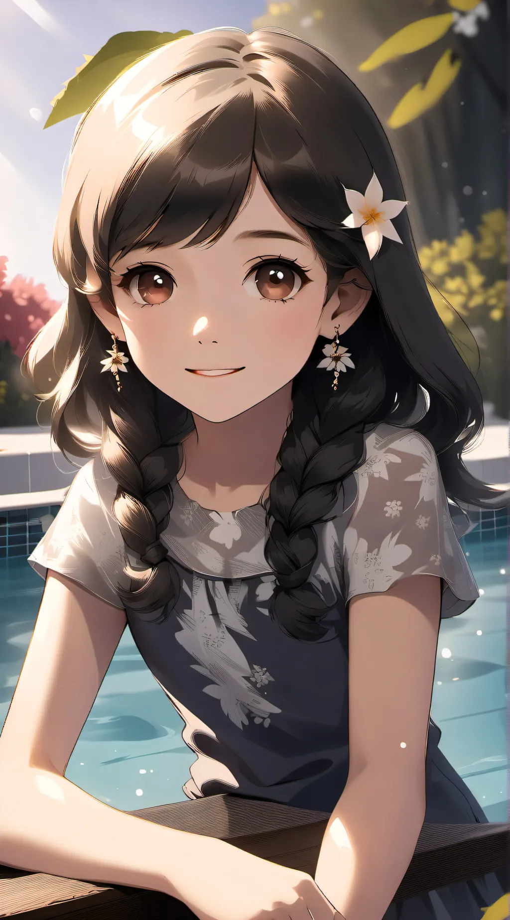 ai character: Cherry background