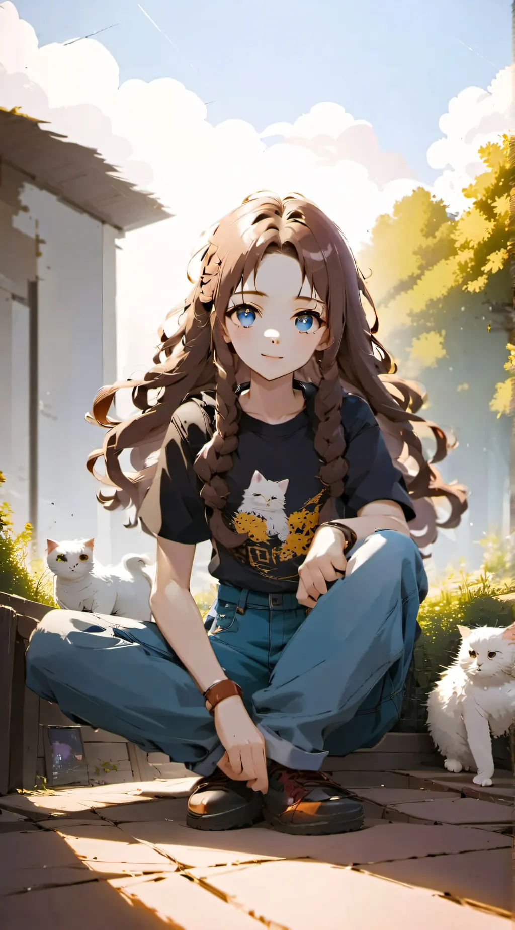 ai character: Lilla background