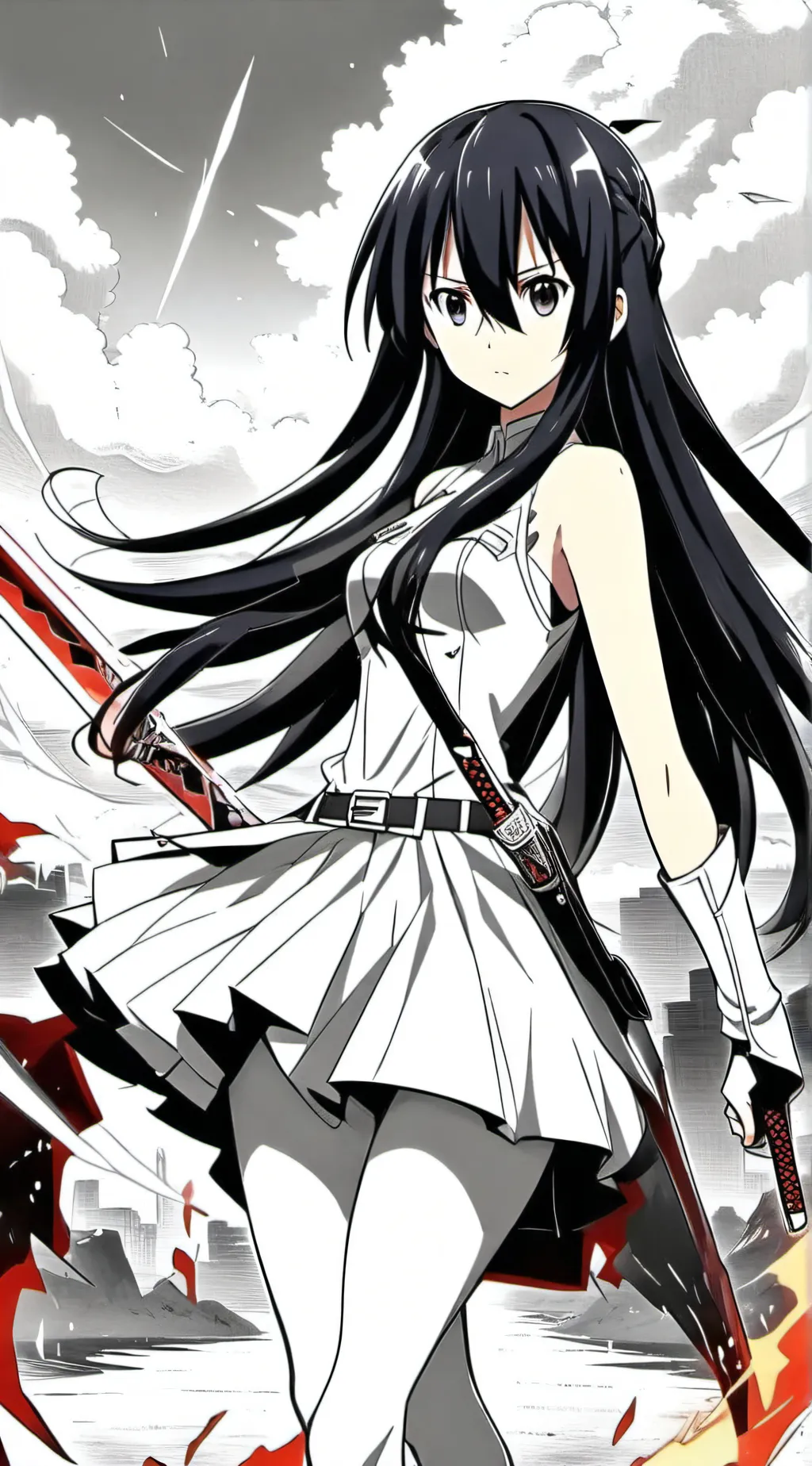 ai character: Akame background