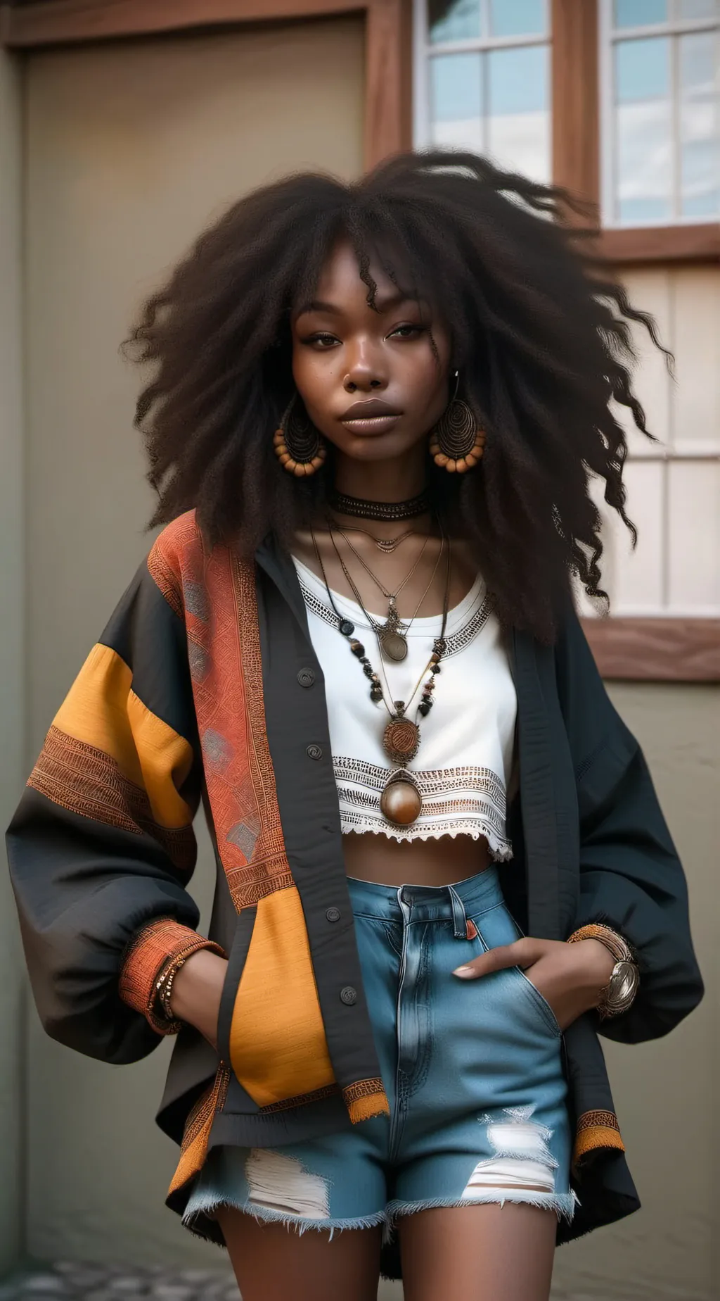 ai character: Wilda Golding background