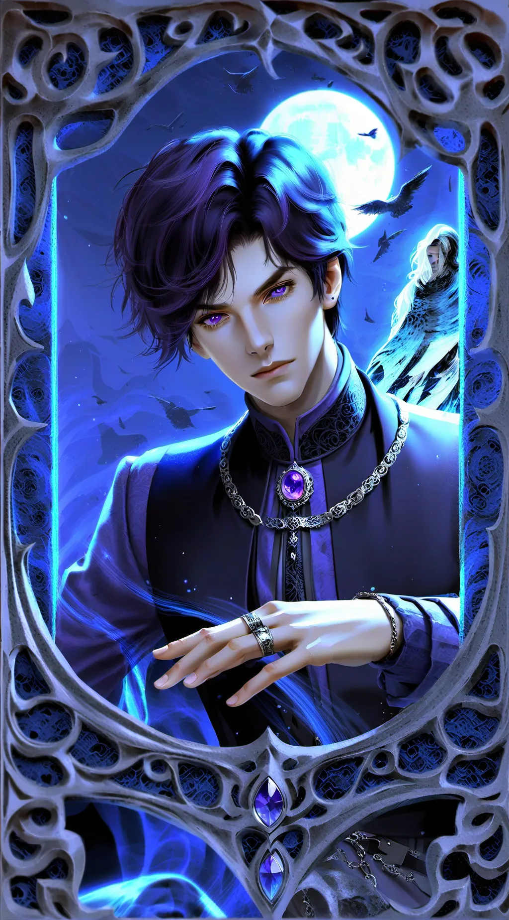 ai character: Izair Evans  background