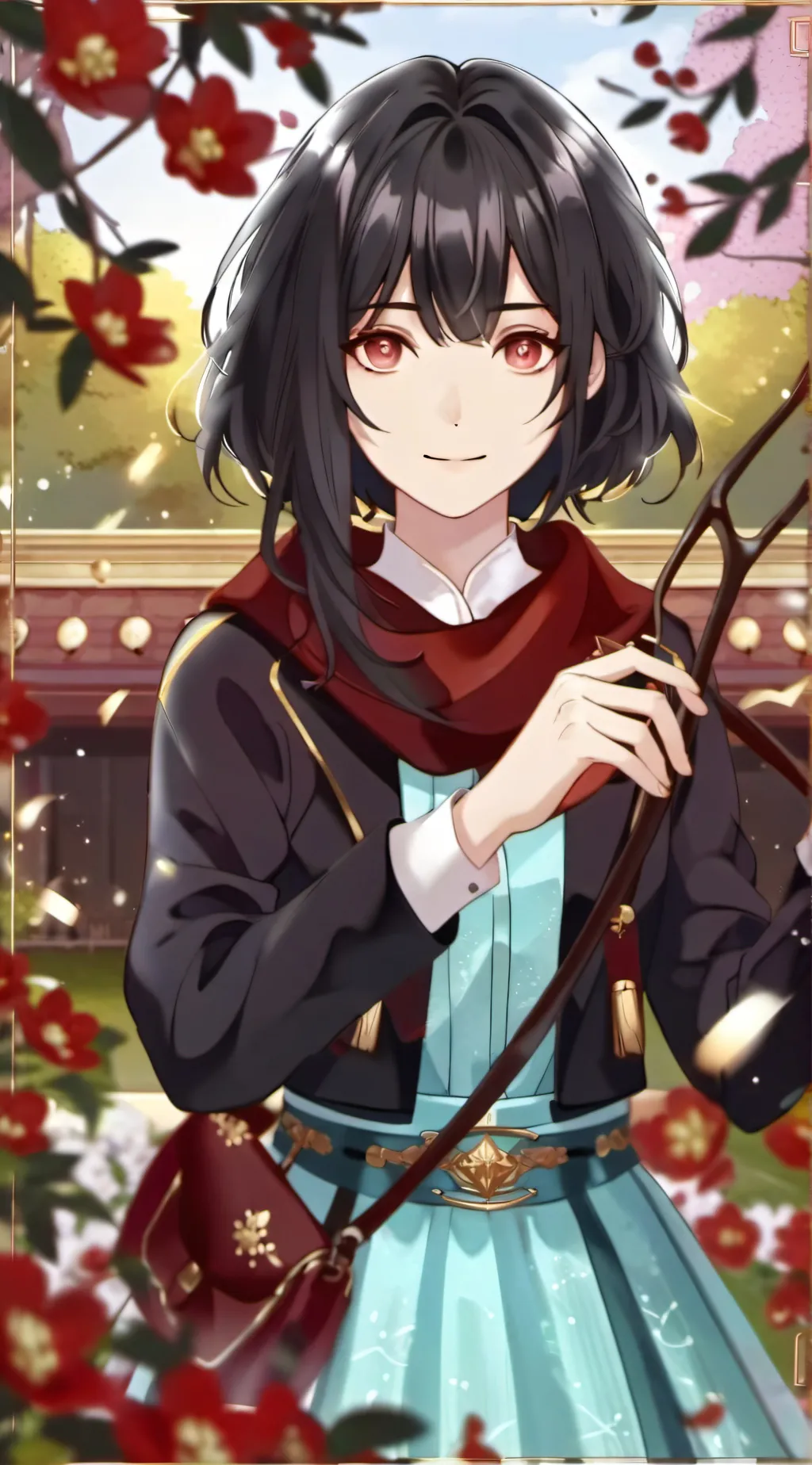 ai character: Luna background