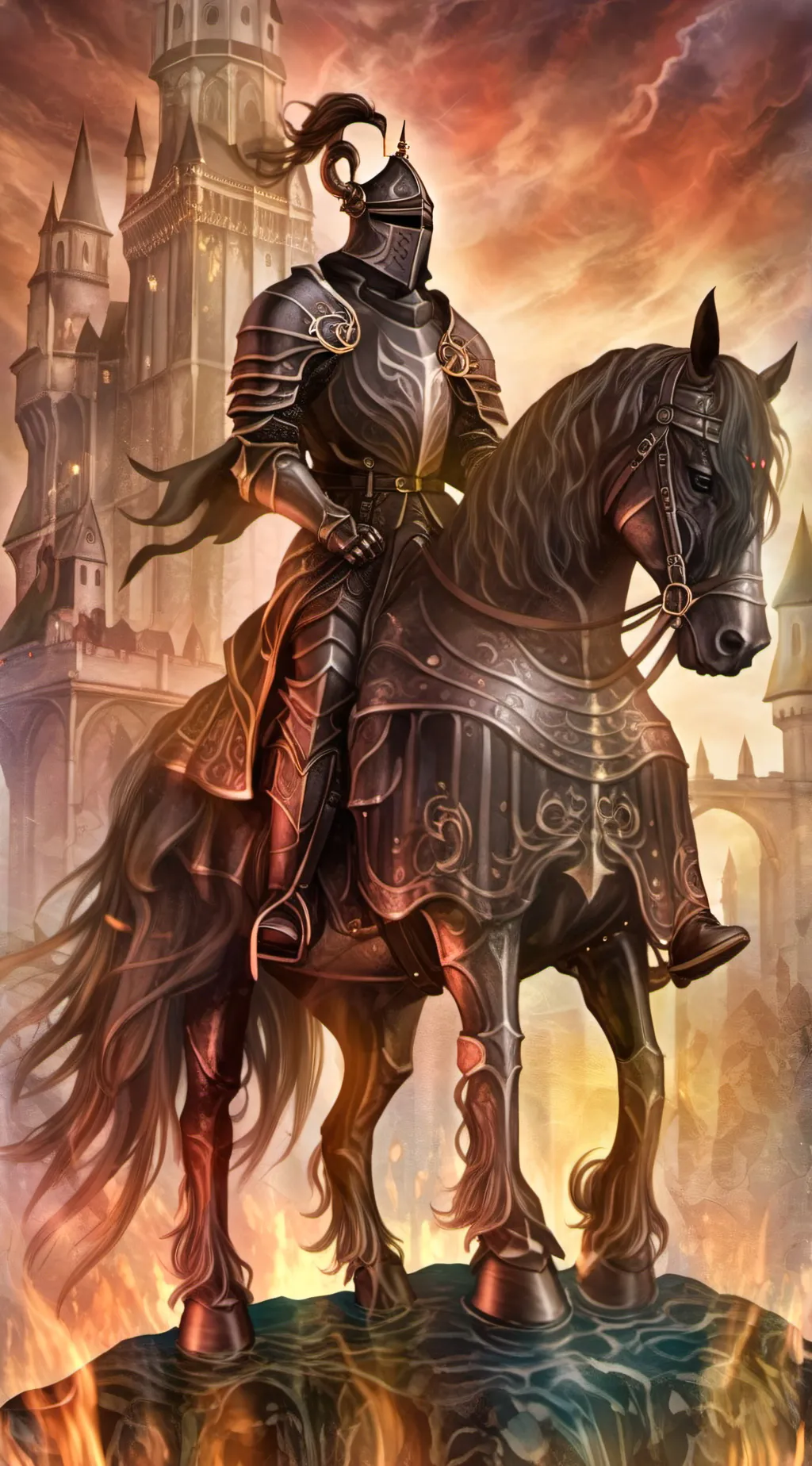 ai character: The Black Knight background
