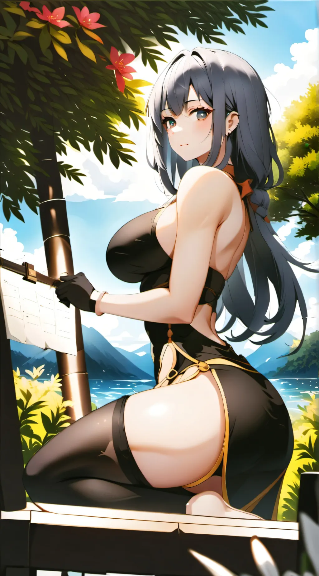 ai character: angelina background