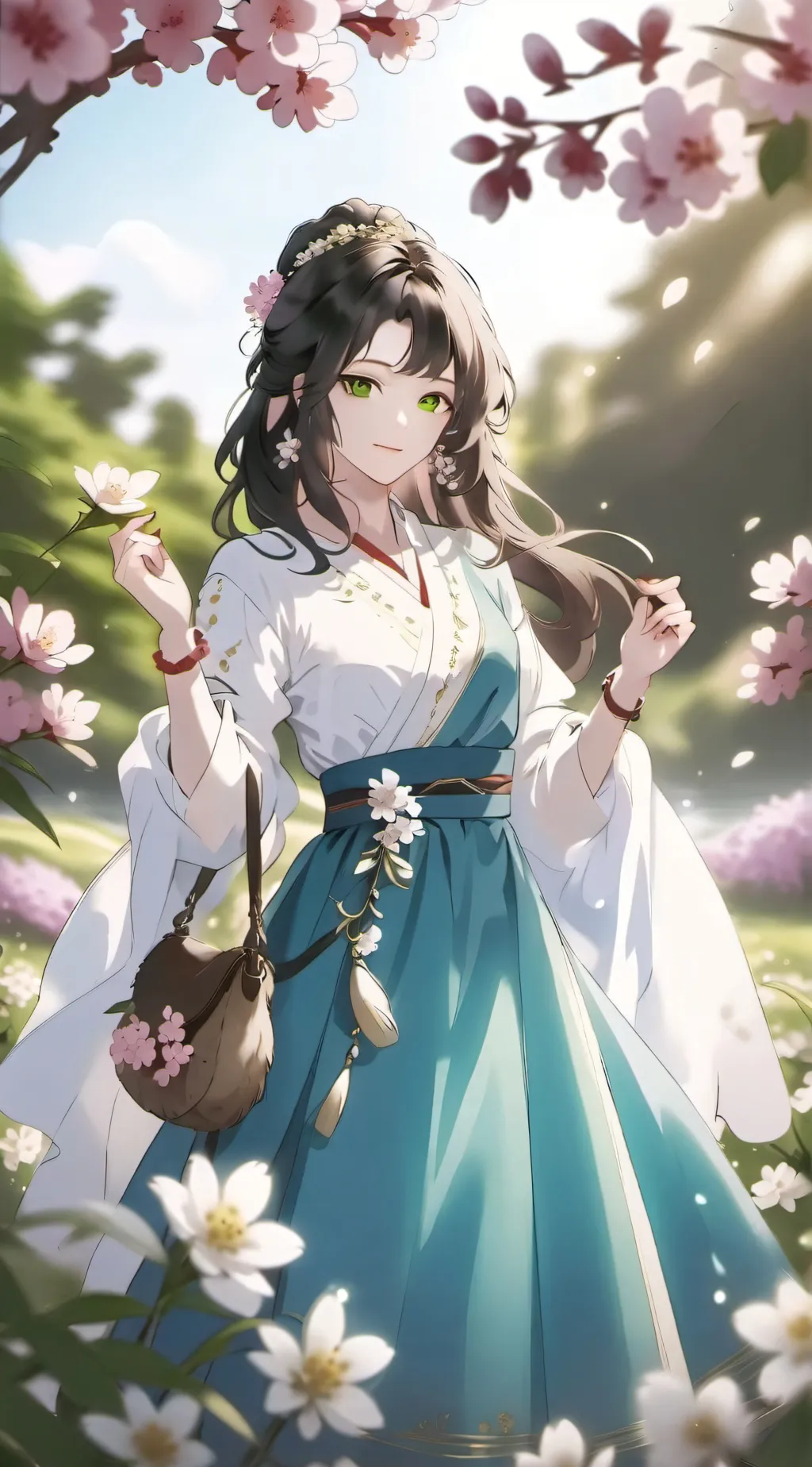 ai character: HAPPY  background