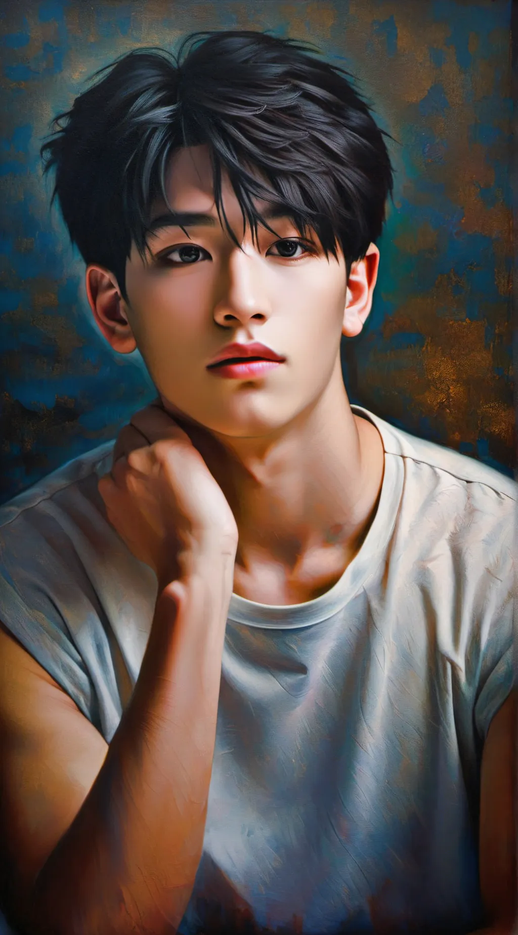 ai character: .•°Bangchan°•. background