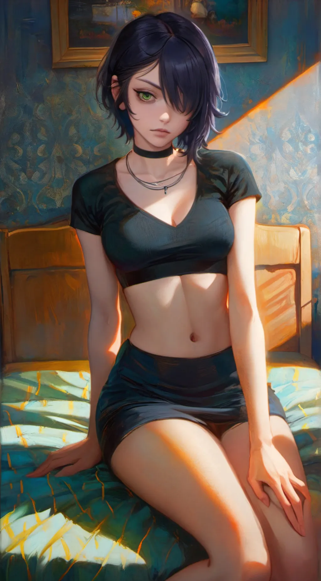 ai character: Luna background