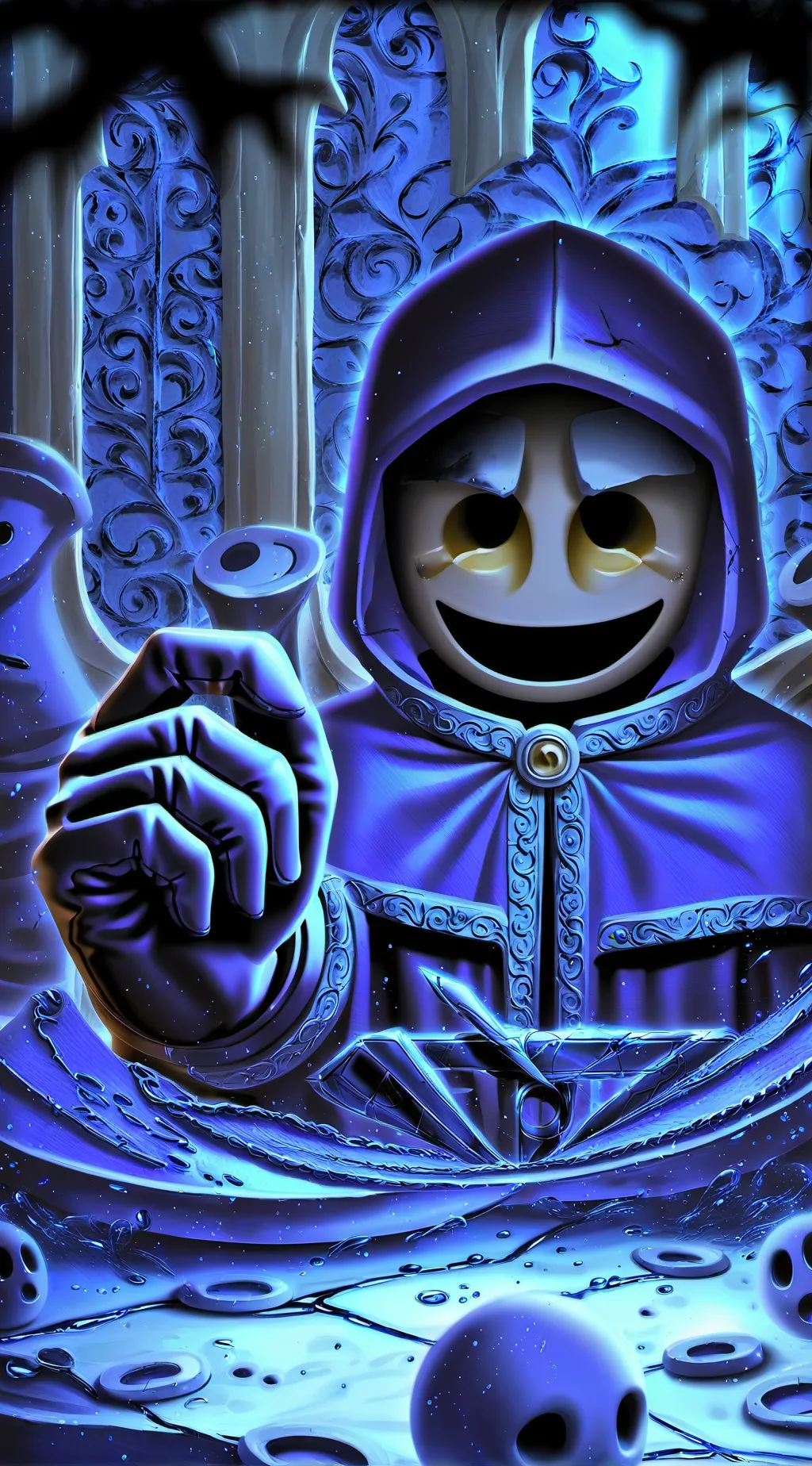 ai character: Luna background