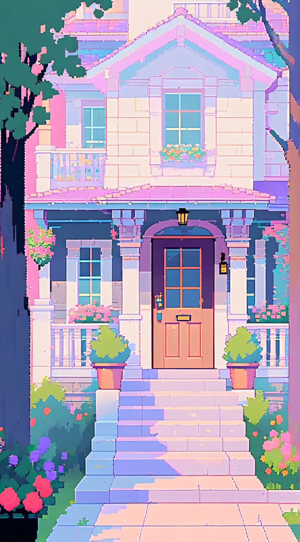 ai character: elie & masonhouse💜 background