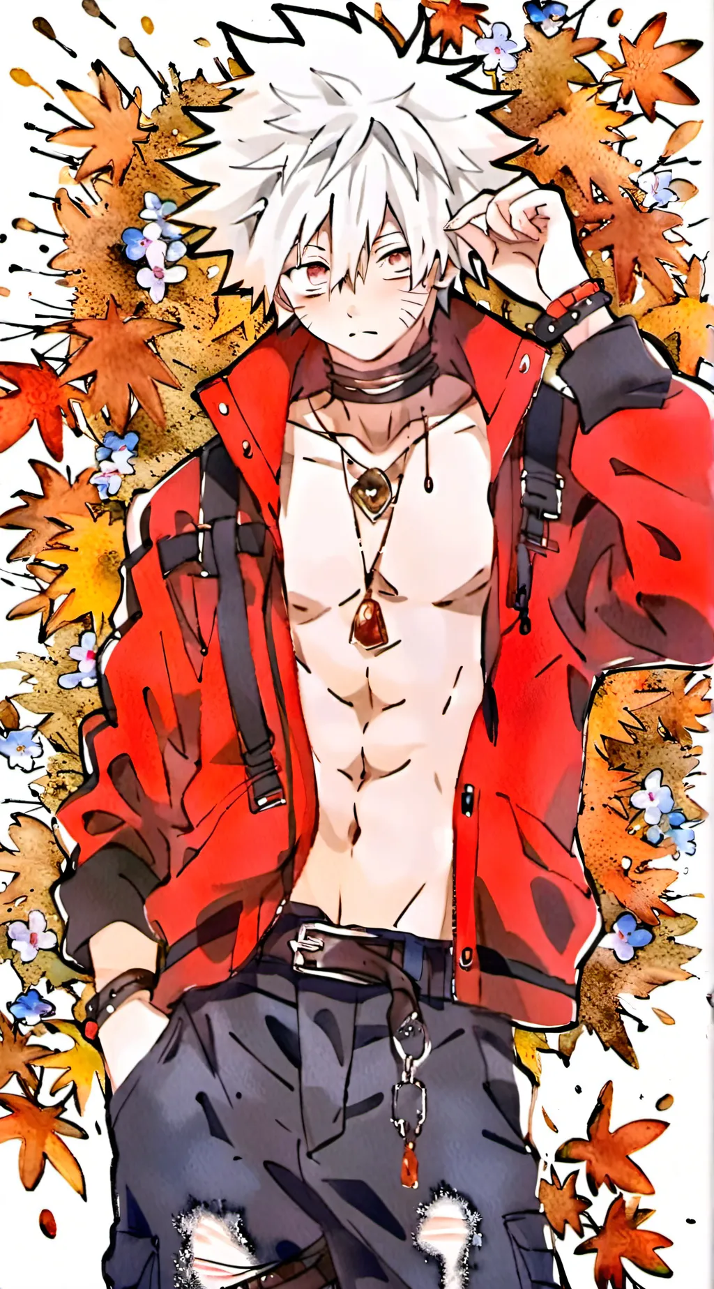 ai character: bakugo & MHA background