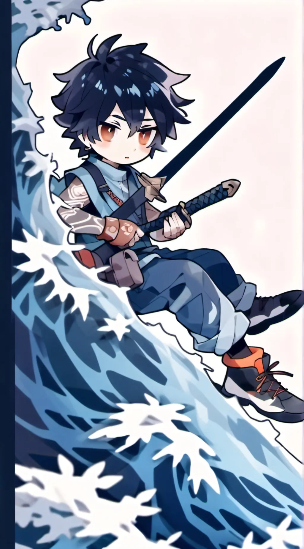 ai character: Lukas background