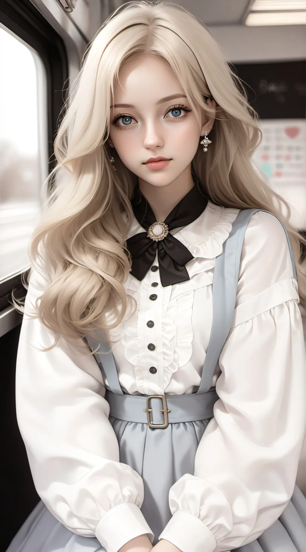 ai character: mélodie  background