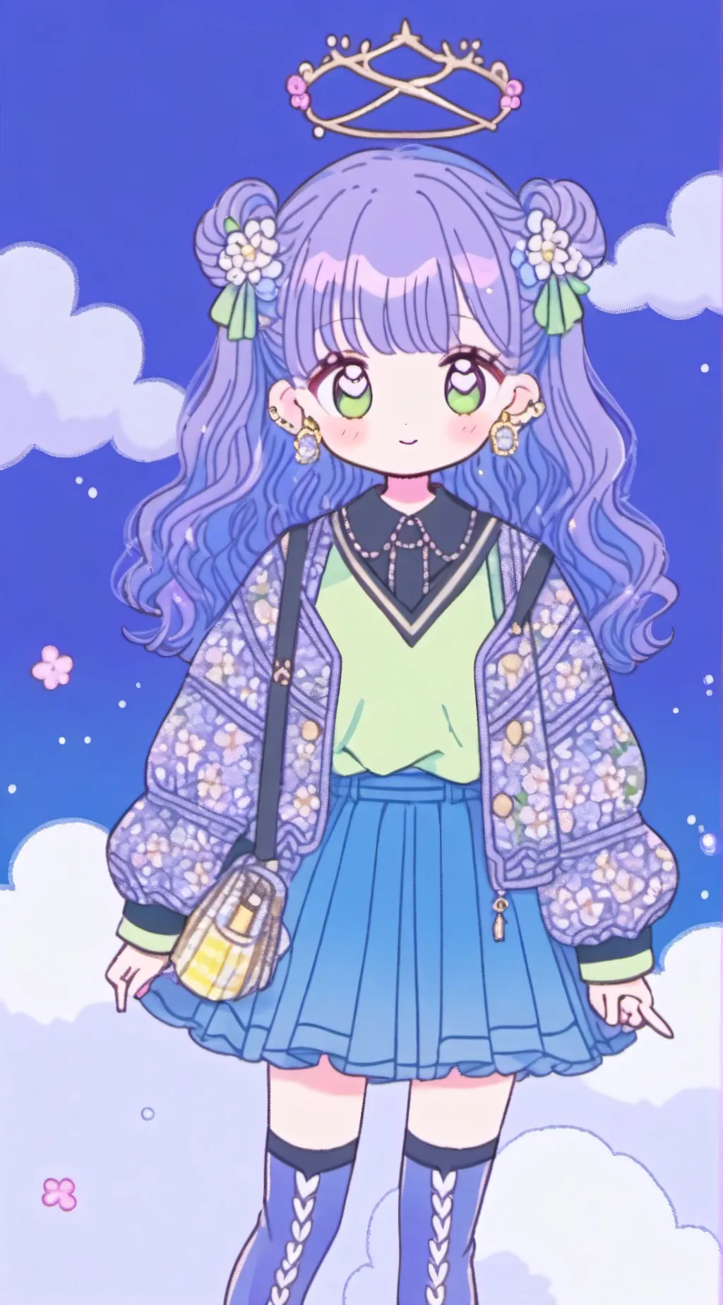 ai character: AriaHex background