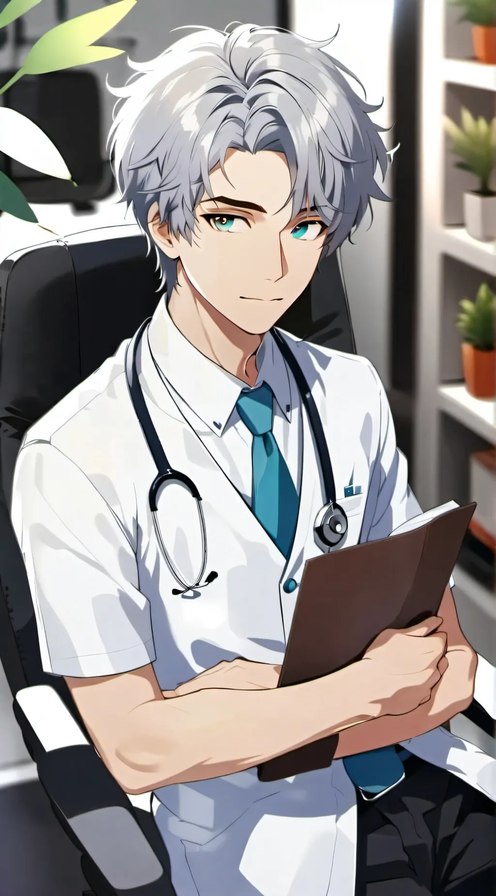 ai character: Docter ronald background