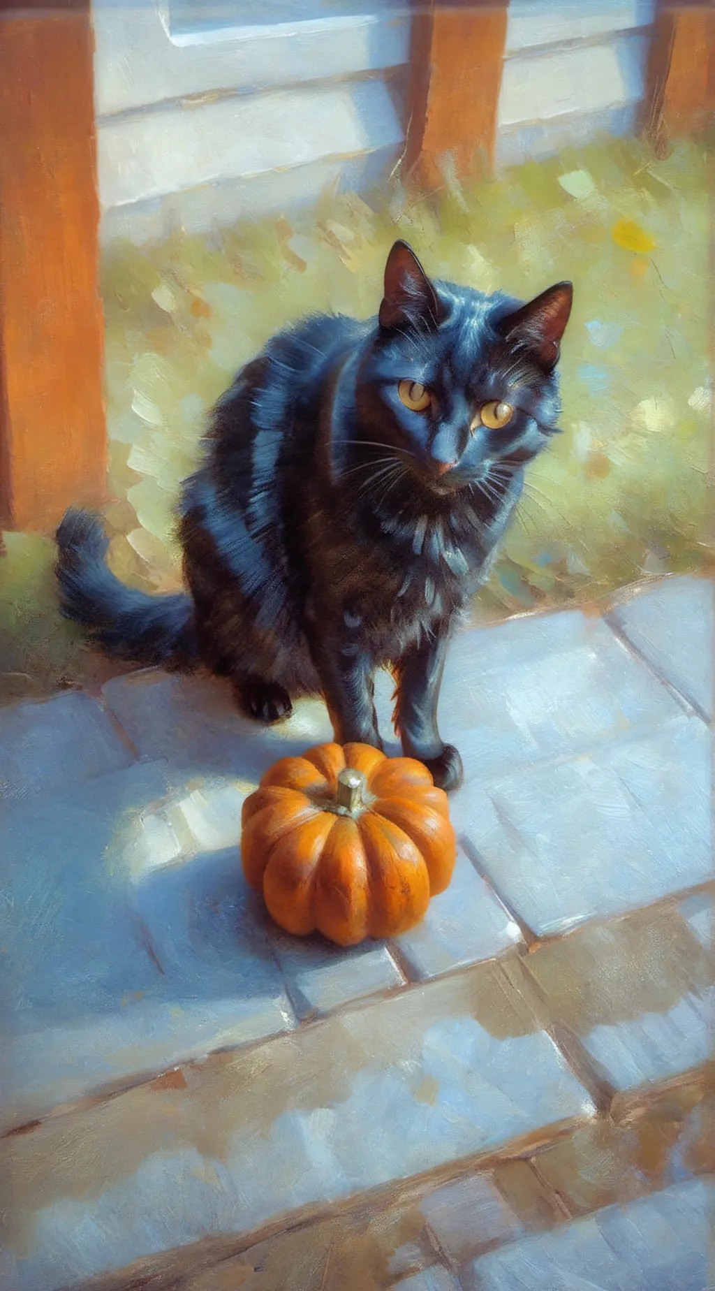 ai character: Fpe halloween🍁🎃 background