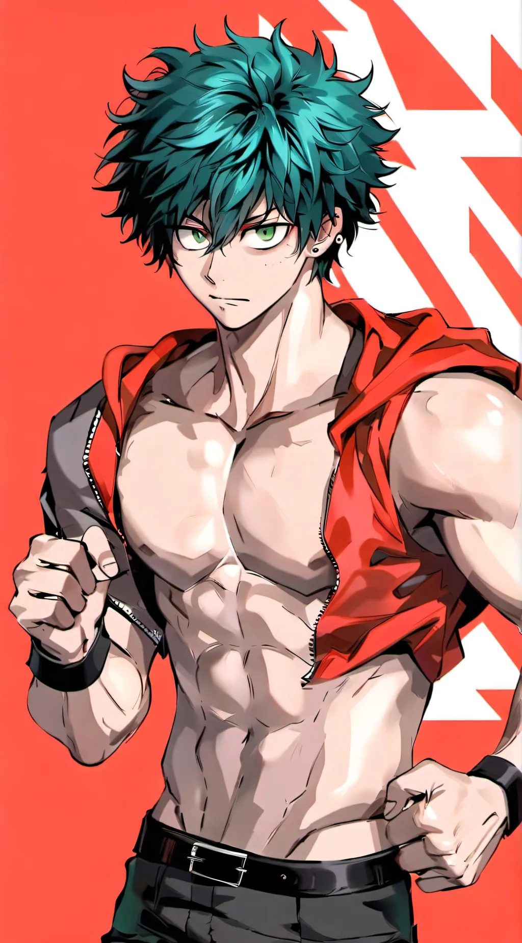 ai character: Deku background