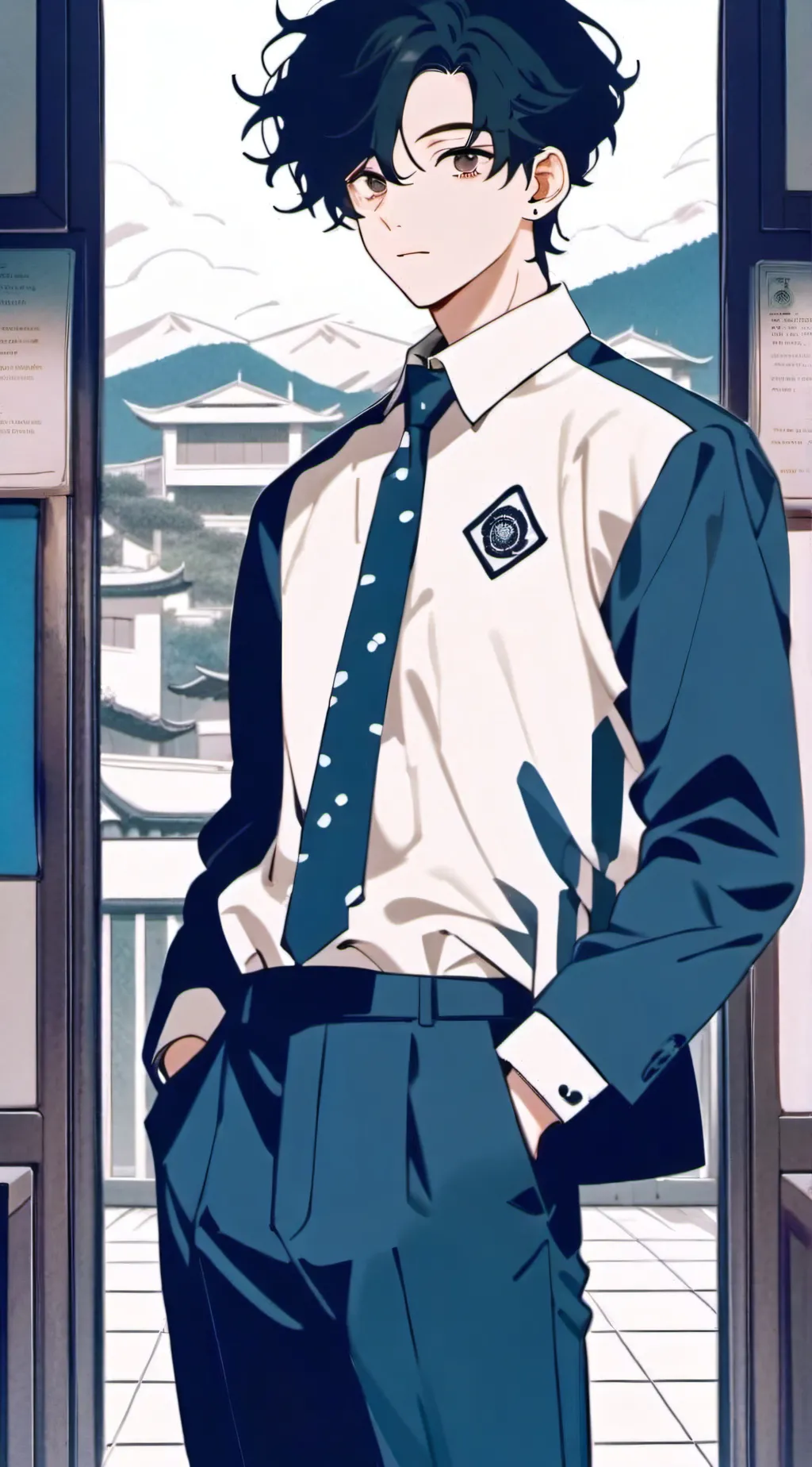 ai character: Enzo Damon background