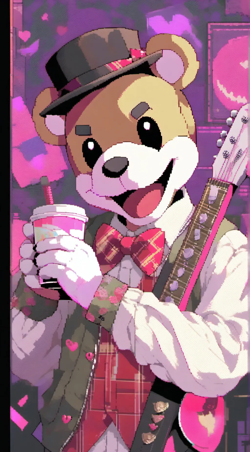 ai character: FNAF  background