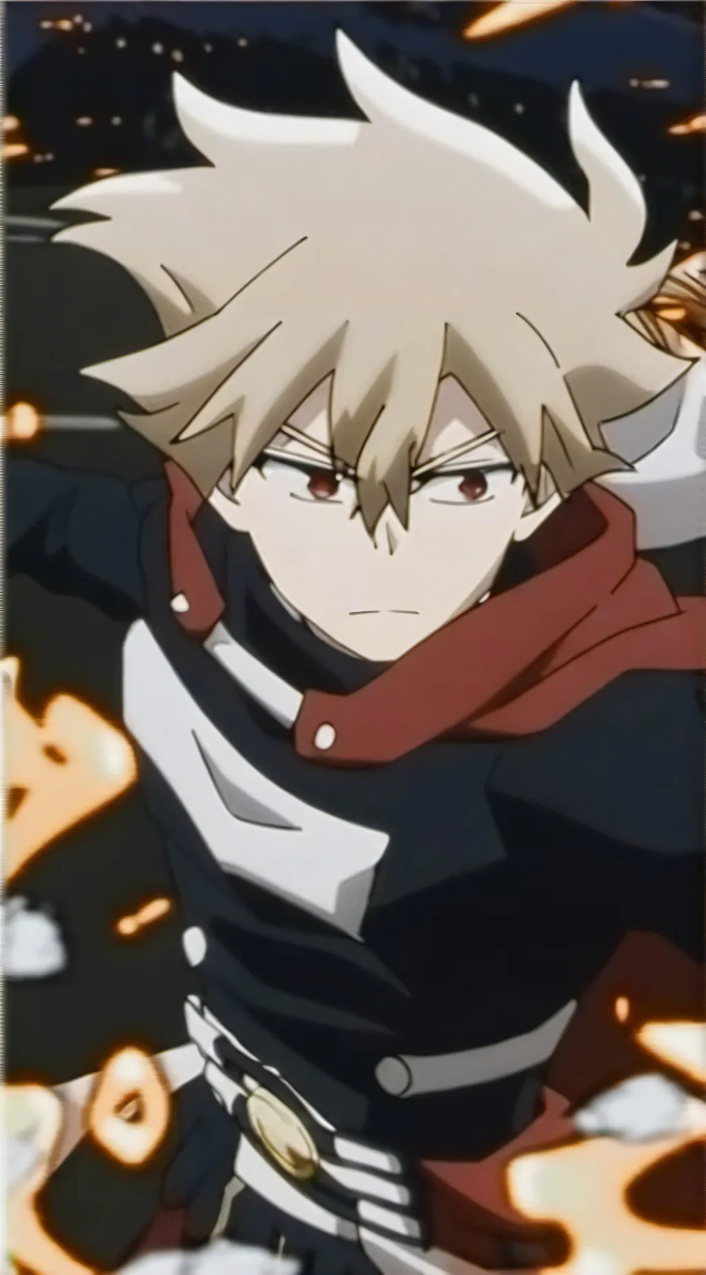 ai character: bakugo  background